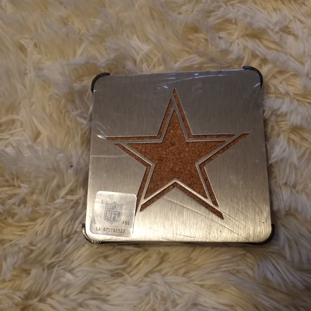 NFL DALLAS COWBOY THEMED COASTER SET - Picture 2 of 3